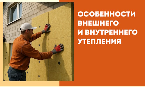 Какие особенности внешнего и внутреннего утепления в Назарово
