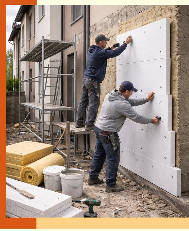 Утепление таунхауса с гарантией комфорта в Назарово