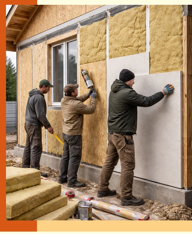 Профессиональное утепление дома из SIP-панелей в Назарово