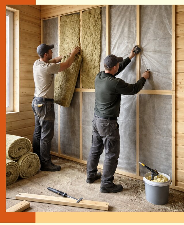 Утепление дома из минибруса в Назарово: комплексные теплоизоляционные работы