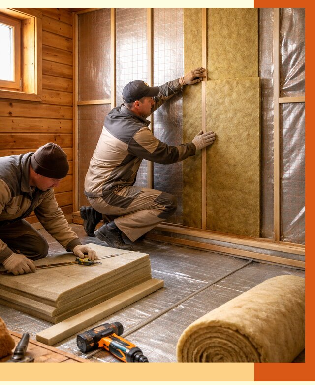 Утепление бани изнутри в Назарово под ключ от 4317 руб./м² | ТепломастерНрв