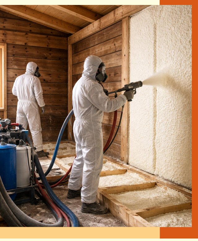 Утепление бани ппу в Назарово под ключ от 4317 руб./м2 | ТепломастерНрв - напыление и монтаж ппу