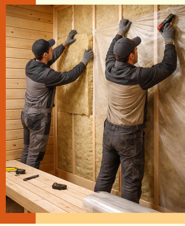 Профессиональное утепление сауны в Назарово с гарантиями качества