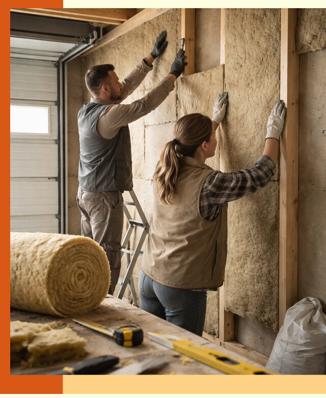 Утепление гаража изнутри в Назарово: быстро и надежно