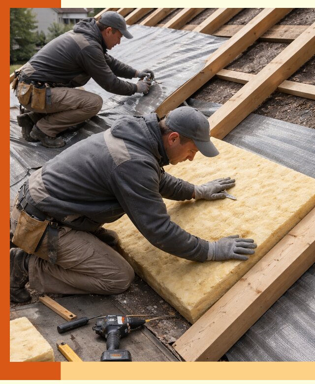 Профессиональное утепление крыши в Назарово качественно и надежно