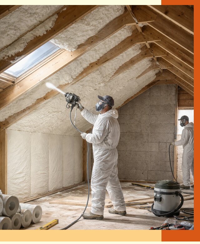 Утепление мансарды ППУ в Назарово от 2826 руб./м² — заказать под ключ | ТепломастерНрв