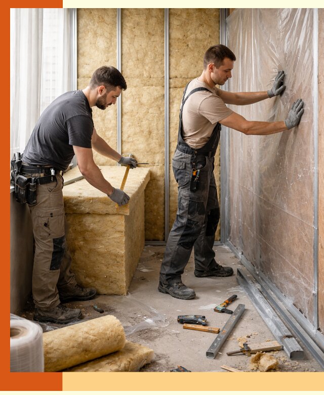 Профессиональное утепление лоджии в Назарово эффективно и надежно