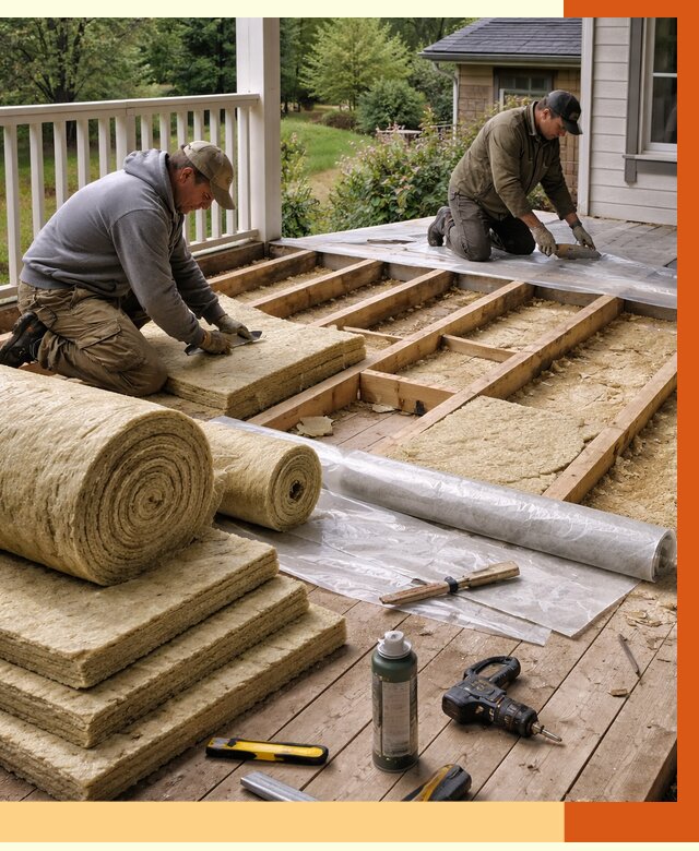 Утепление террасы в Назарово от 4317 руб./м2 — утеплить террасу под ключ | ТепломастерНрв