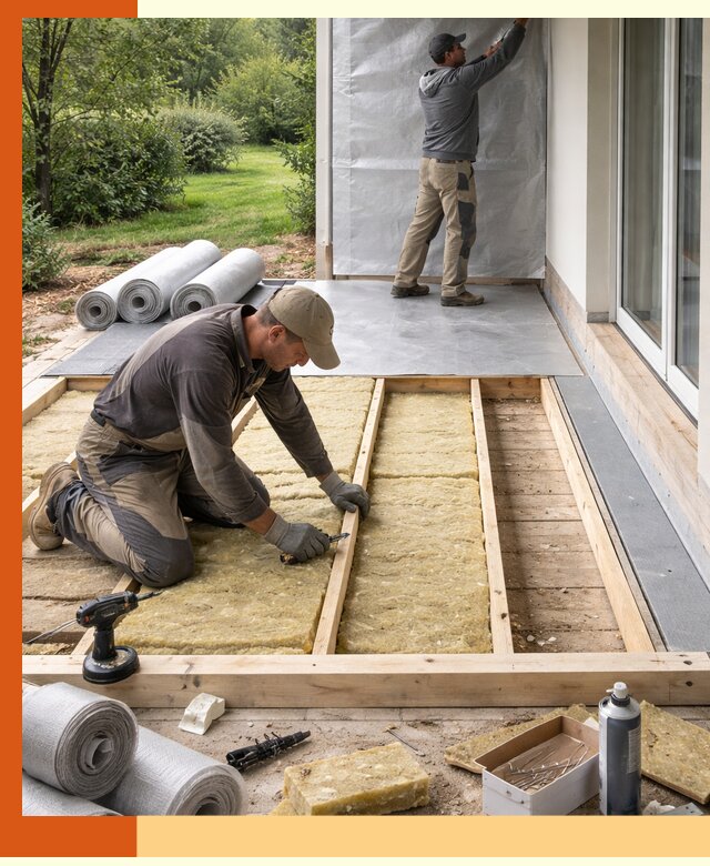 Утепление террасы в Назарово — тепло и защита круглогодично