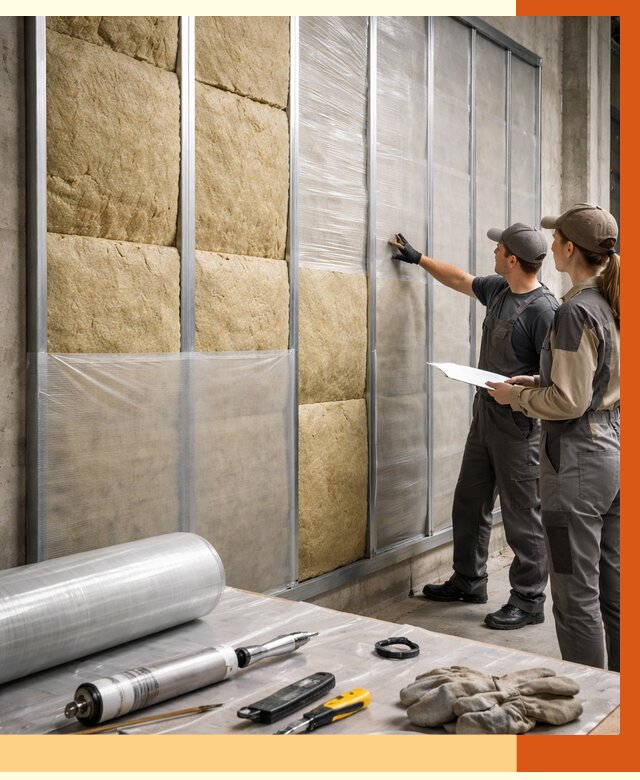 Утепление склада химсырья в Назарово от 4625 руб. под ключ | ТепломастерНрв