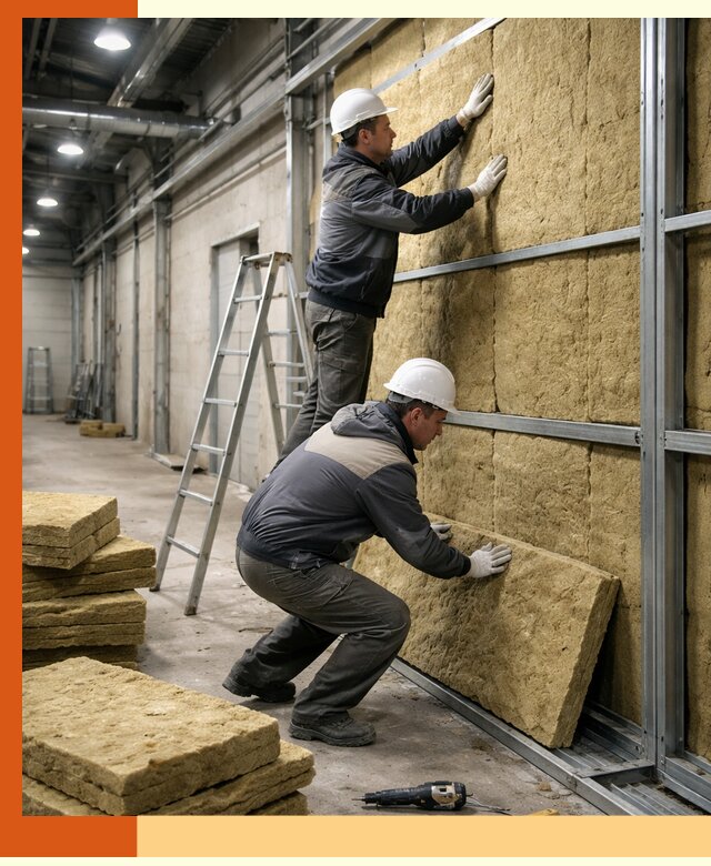 Утепление цеха под ключ в Назарово с гарантией качества