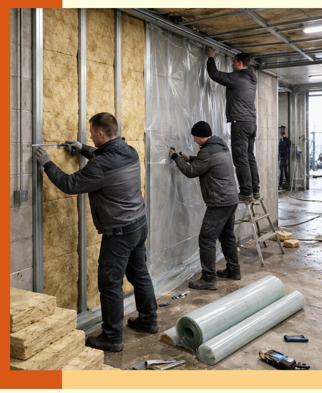 Профессиональное утепление автомойки в Назарово для любого типа помещений