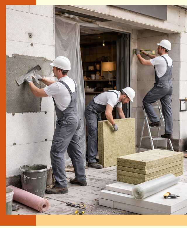 Утепление кафе в Назарово: профессиональная теплоизоляция и монтаж