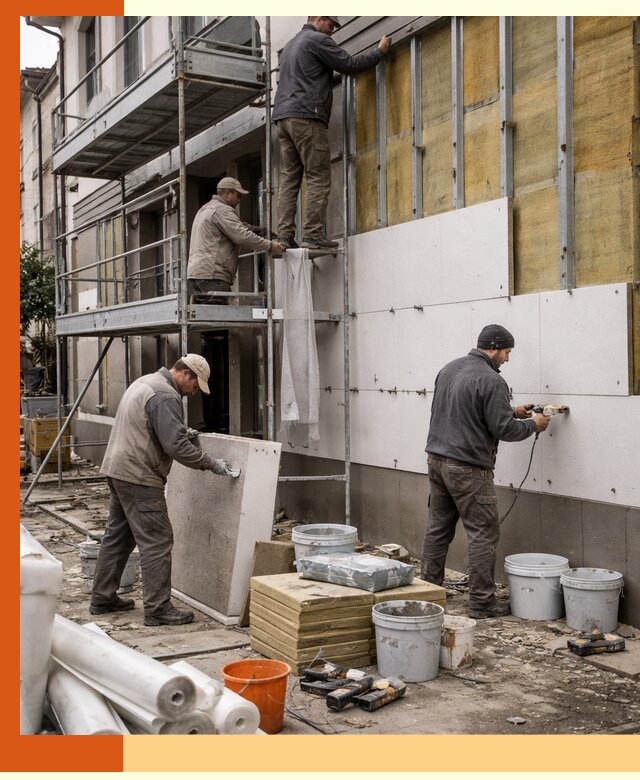 Утепление гостиницы под ключ в Назарово с гарантией качества