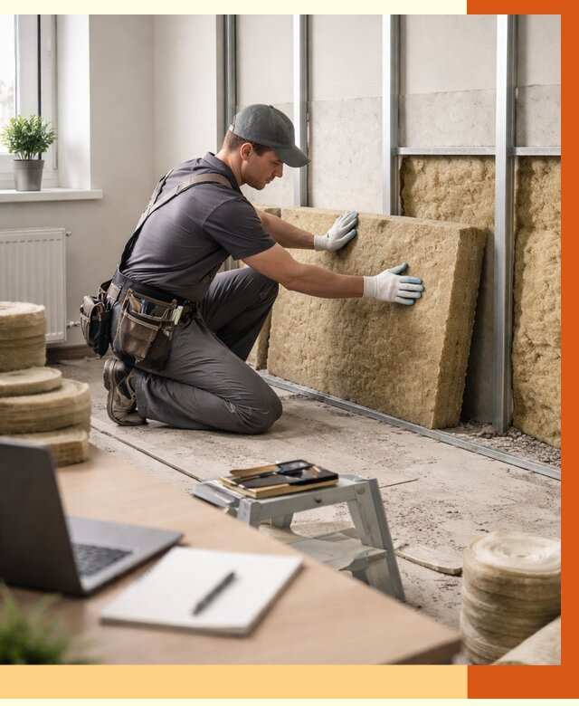 Утепление офиса в Назарово от 4625 руб/м2 — комплексное утепление офиса под ключ | ТепломастерНрв