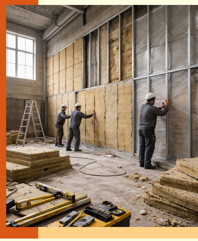 Утепление спортивного зала в Назарово качественно и недорого