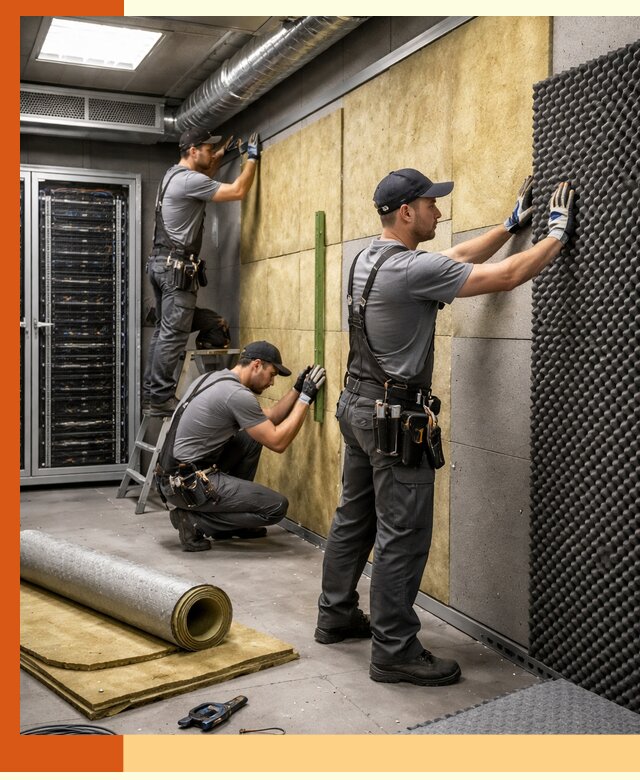 Утепление серверной комнаты профессионально в Назарово