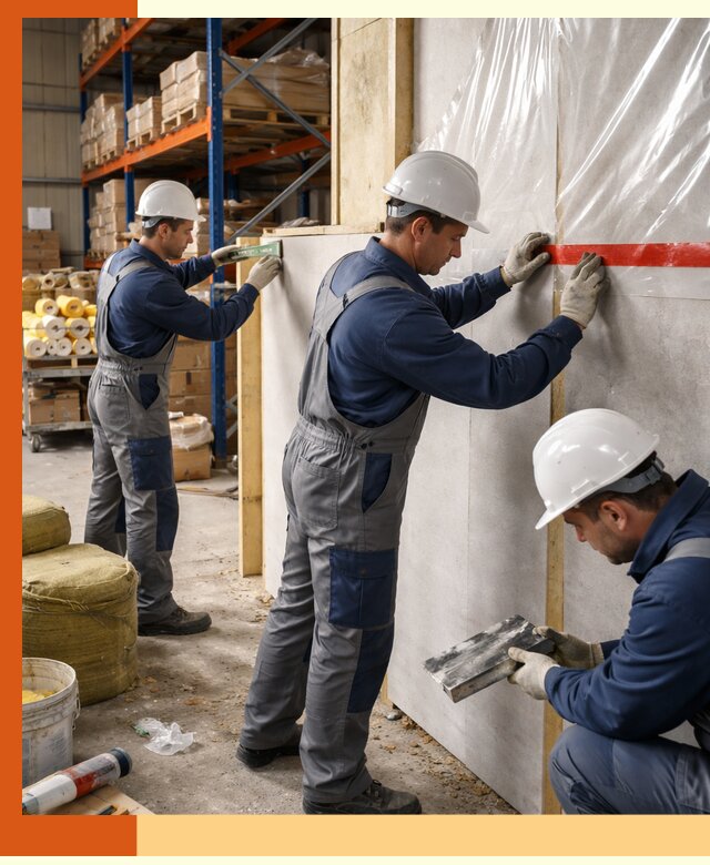 Утепление теплого склада под ключ в Назарово