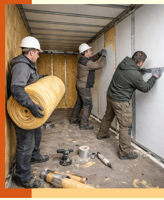 Утепление рефрижераторного контейнера в Назарово профессионально и надежно