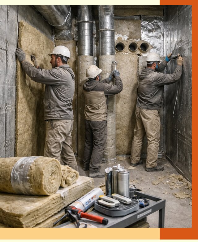 Утепление венткамеры в Назарово под ключ от 1490 руб. — профессионально | ТепломастерНрв