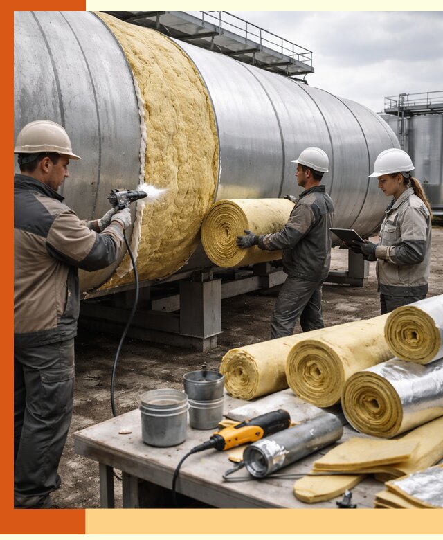 Утепление цистерны в Назарово — утеплители и монтаж под ключ
