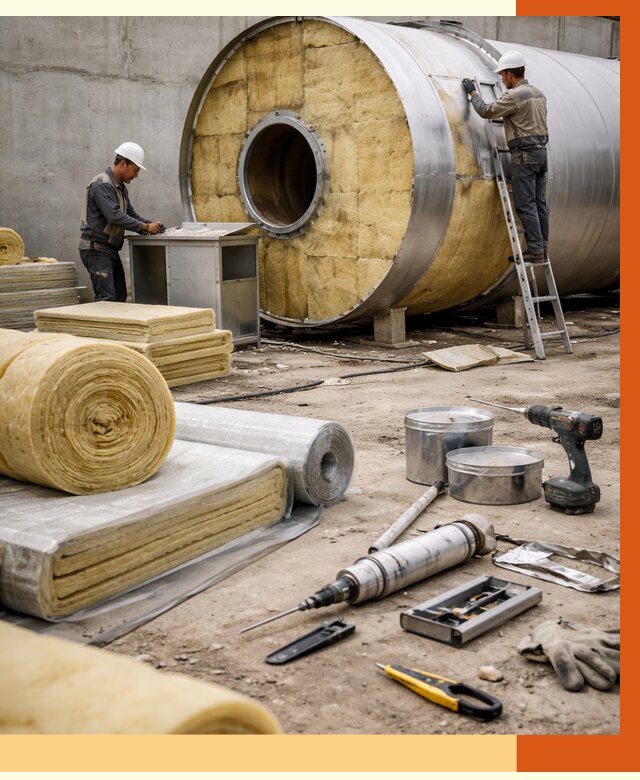 Утепление резервуара с топливом в Назарово от 28265 руб. под ключ | ТепломастерНрв