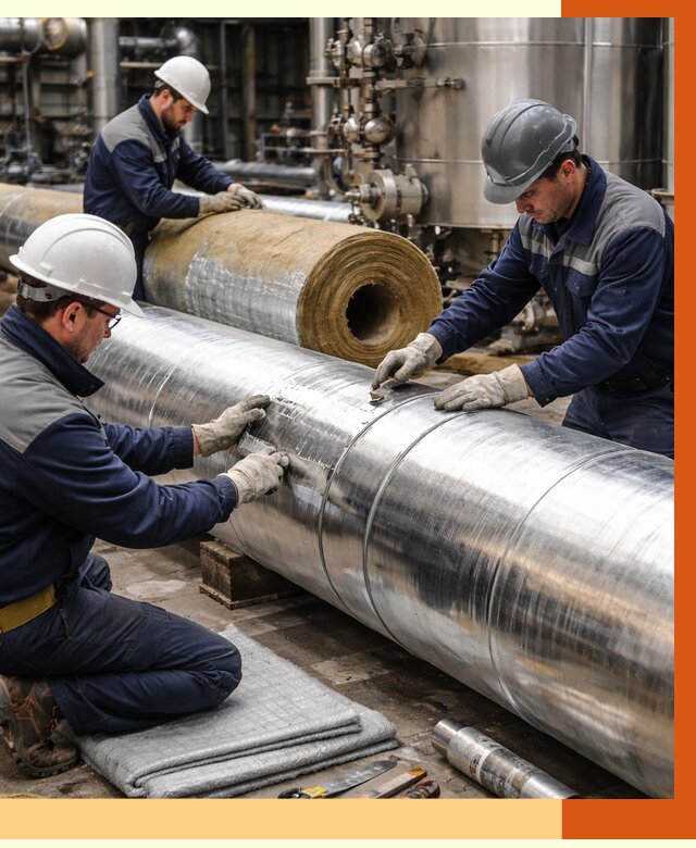 Утепление технологического оборудования в Назарово от 4317 руб. за м2 | ТепломастерНрв