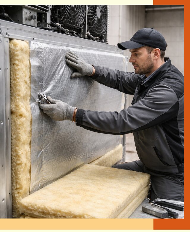 Утепление холодильного агрегата в Назарово от 8736 руб. под ключ | ТепломастерНрв