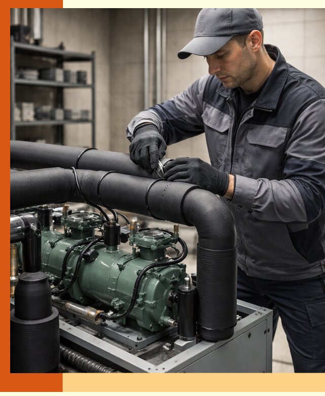 Утепление холодильного агрегата и теплоизоляция в Назарово