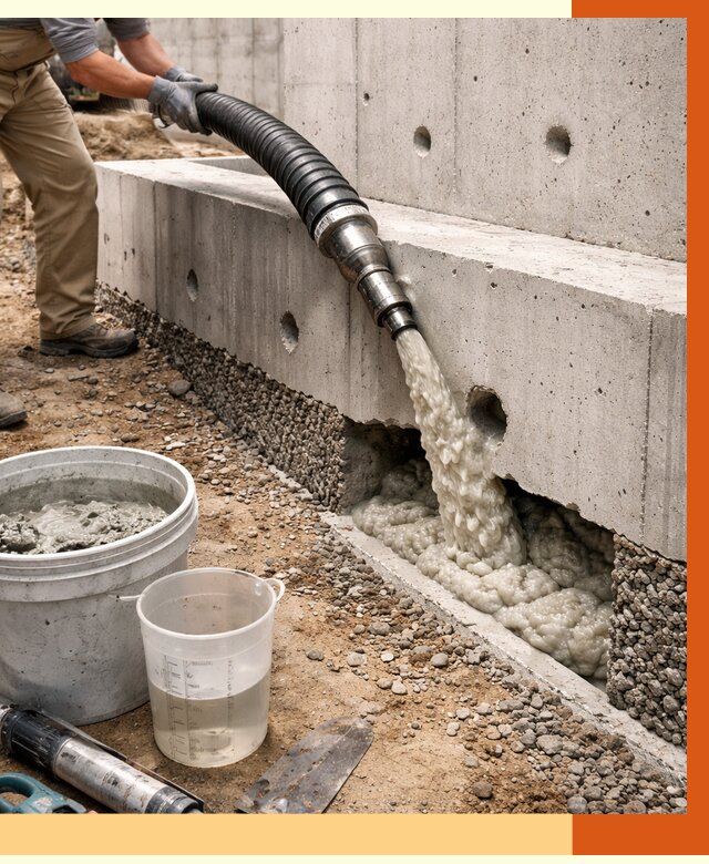 Заполнение полостей фундамента в Назарово от 6989 руб. под ключ | ТепломастерНрв