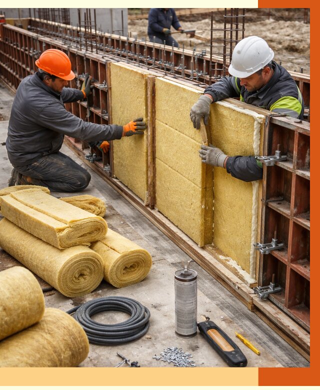 Теплоизоляция опалубки в Назарово от 7400 руб. за м2 — услуги и монтаж | ТепломастерНрв