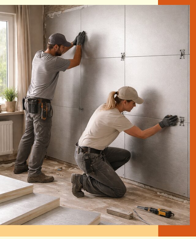 Утепление PIR панелями в Назарово от 4317 руб. под ключ | ТепломастерНрв