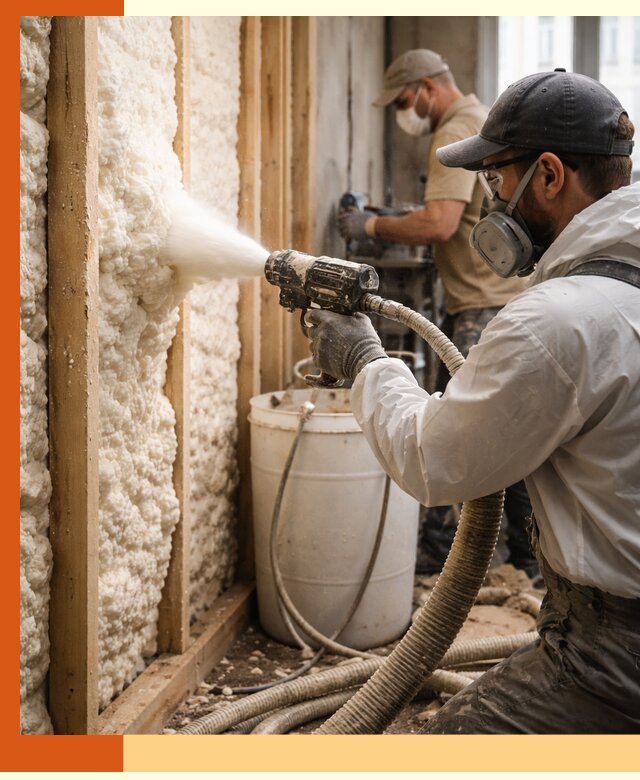 Утепление пеноизолом жилых и коммерческих объектов в Назарово