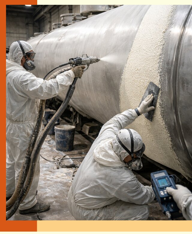 Утепление автоцистерн жидкой теплоизоляцией в Назарово