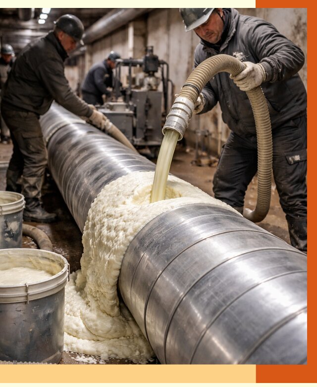 Утепление теплотрассы жидкой теплоизоляцией в Назарово от 4317 руб. | ТепломастерНрв