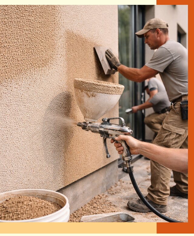 Утепление фасада жидкой пробкой в Назарово от 4933 руб./м² под ключ | ТепломастерНрв