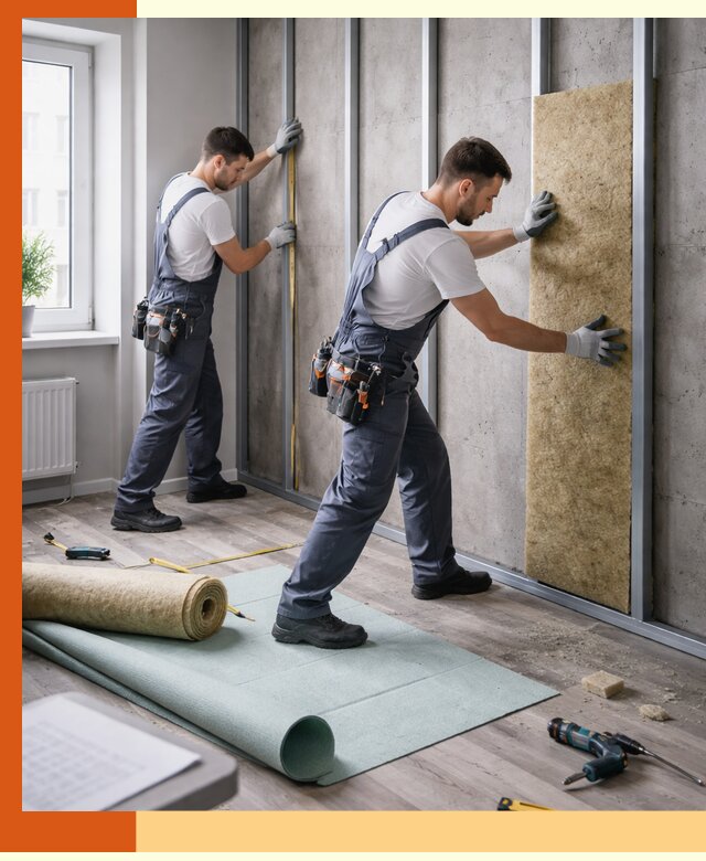 Шумоизоляция квартиры под ключ в Назарово — профессионально и гарантированно