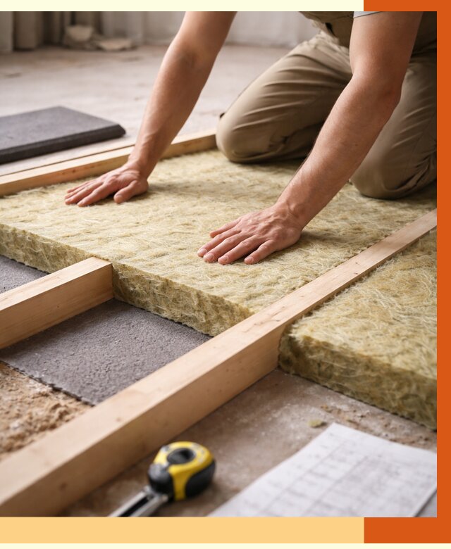 Шумоизоляция пола в Назарово от 1285 руб./м² — профессиональная звукоизоляция | ТепломастерНрв