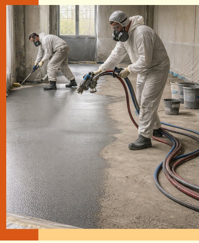 Гидроизоляция полимочевиной полов и конструкций в Назарово