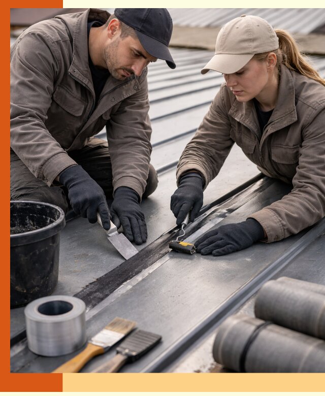 Гидроизоляция фальцевой кровли в Назарово качественно и надежно