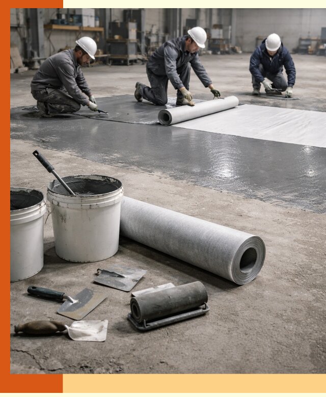 Гидроизоляция промышленного пола в Назарово — защита и долговечность