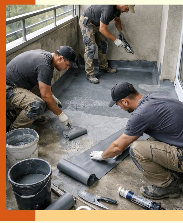 Гидроизоляция балкона в Назарово: надежная защита от протечек