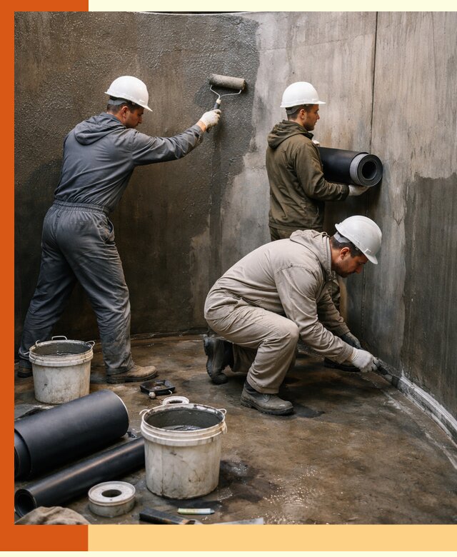 Гидроизоляция резервуара профессионально в Назарово