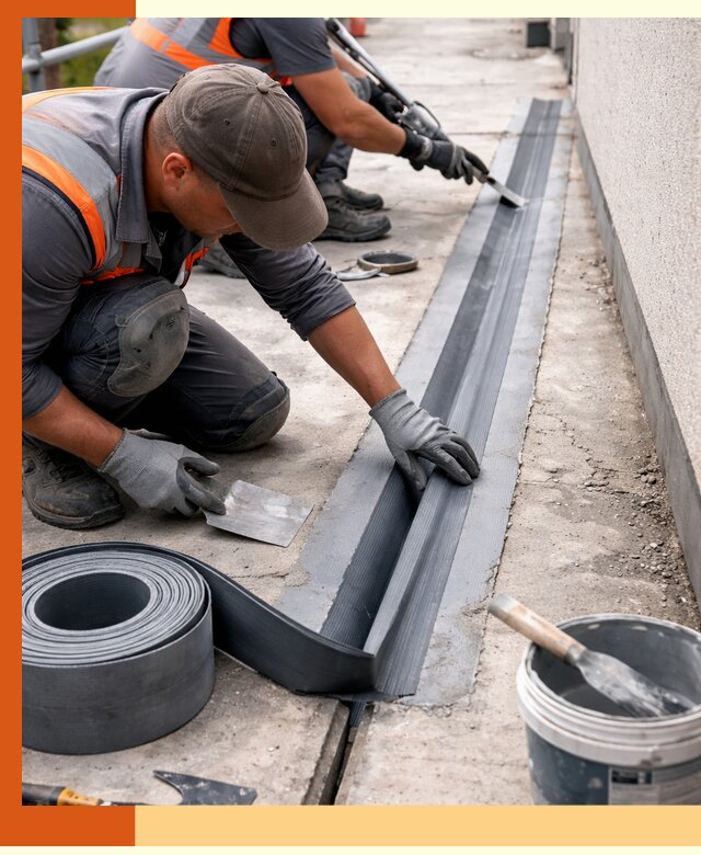 Гидроизоляция деформационного шва в Назарово профессионально и надежно