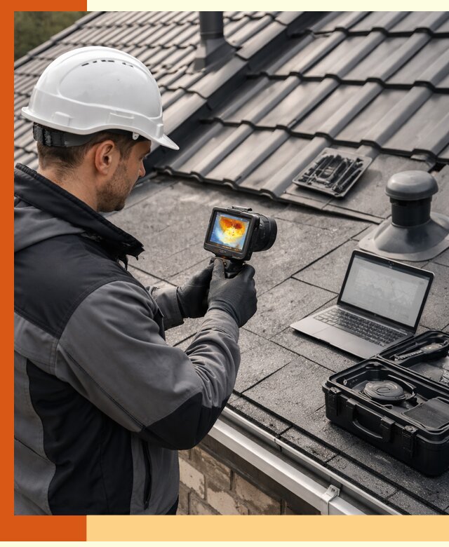 Тепловизионное обследование кровли в Назарово для выявления дефектов