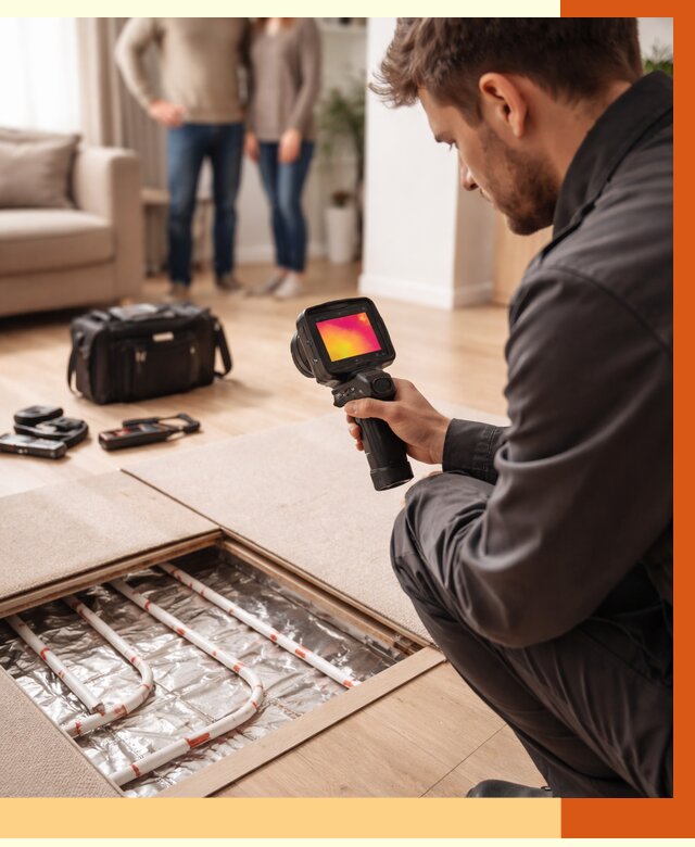 Тепловизионное обследование теплого пола в Назарово от 4625 руб. — ТепломастерНрв