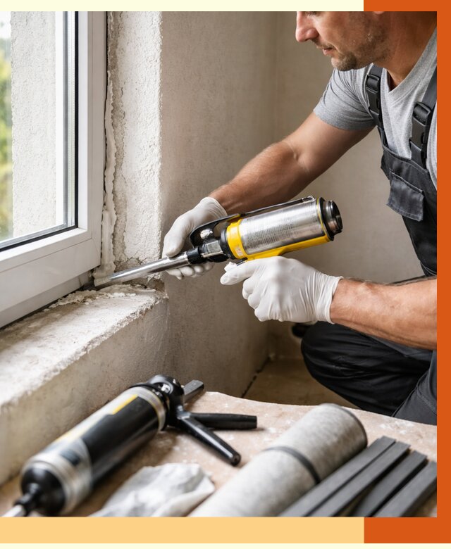 Герметизация стыков и примыканий в Назарово от 1233 руб. под ключ | ТепломастерНрв