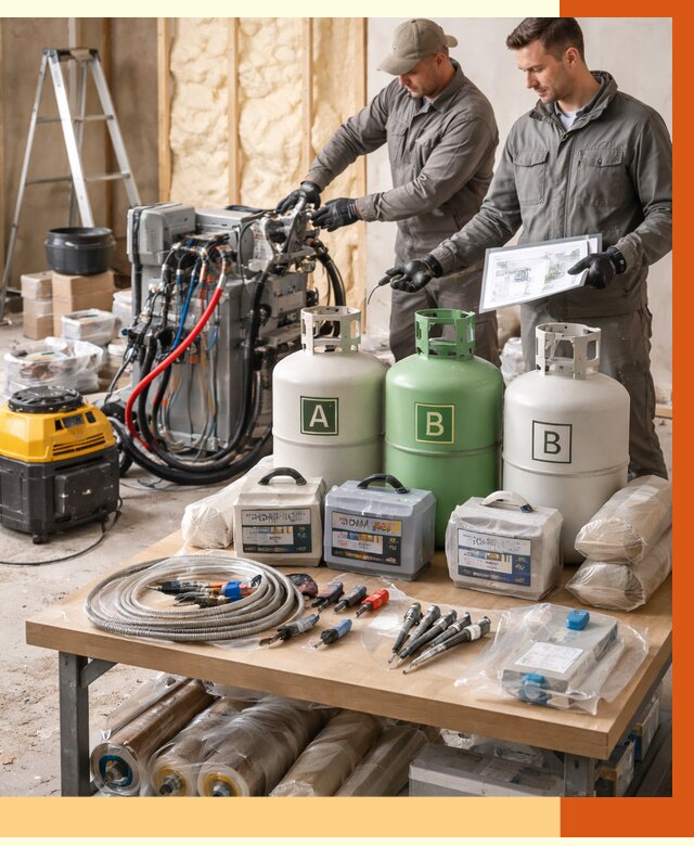 Продажа компонентов ППУ с консультацией в Назарово от 4317 руб. | ТепломастерНрв